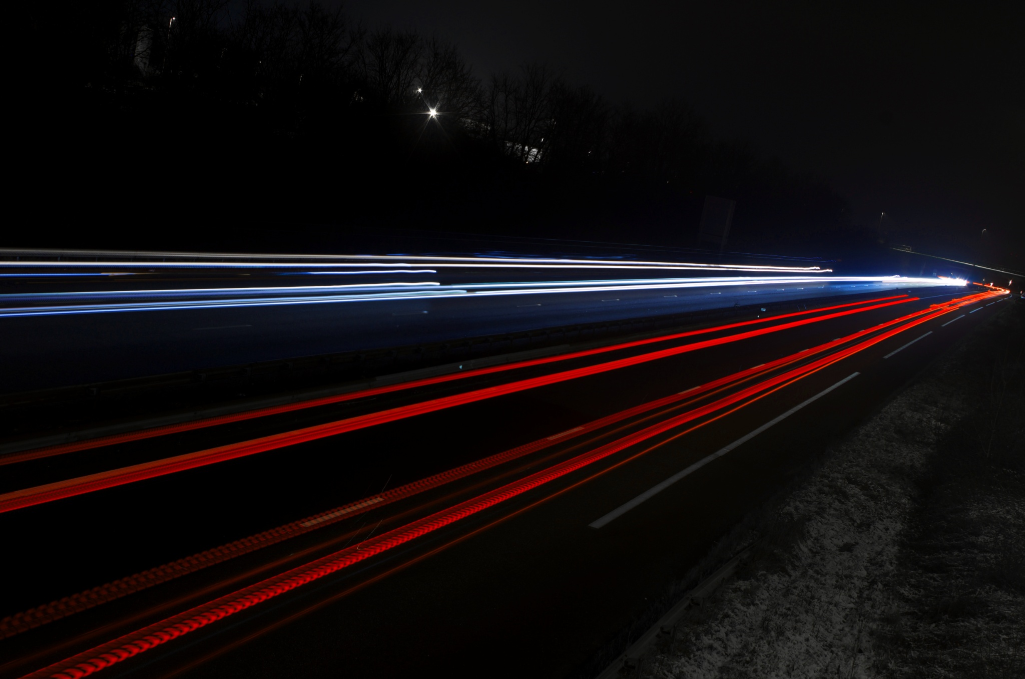 Light Painting Autoroute